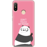 Чехол U-print Xiaomi Mi A2 Lite Dont Touch My Phone Panda