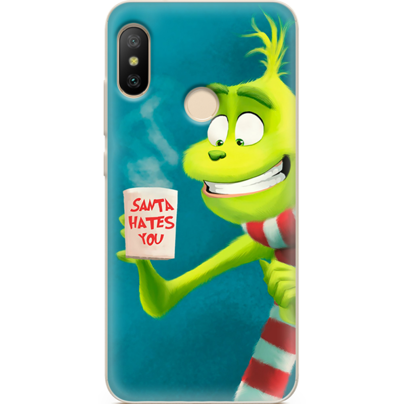 Чехол U-print Xiaomi Mi A2 Lite Santa Hates You