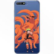 Прозрачный чехол Uprint Huawei Y6 2018 Naruto and Kurama