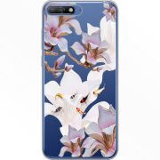 Прозрачный чехол Uprint Huawei Y6 2018 Chinese Magnolia