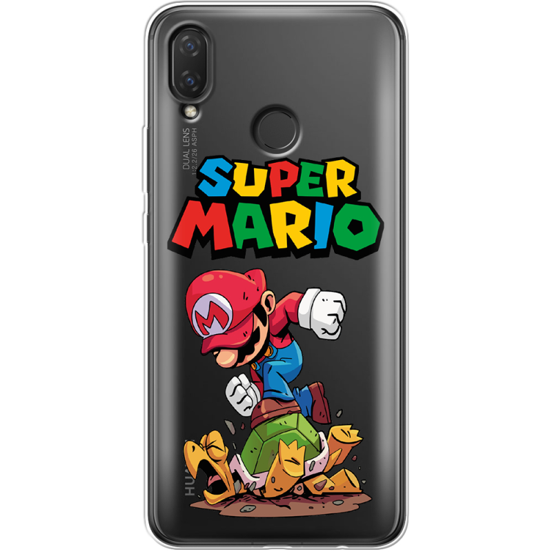Прозрачный чехол Uprint Huawei P Smart Plus Super Mario