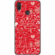 Чехол Uprint Huawei P Smart Plus Happy Valentines