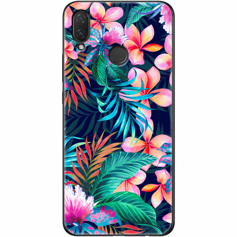 Чехол Uprint Huawei P Smart Plus flowers in the tropics