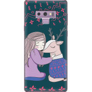 Чехол U-print Samsung N960 Galaxy Note 9 Girl and deer