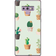Чехол U-print Samsung N960 Galaxy Note 9 L-green Cacti