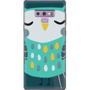 Чехол U-print Samsung N960 Galaxy Note 9 Green Owl