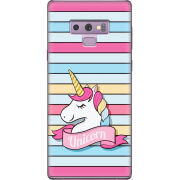 Чехол U-print Samsung N960 Galaxy Note 9 Unicorn