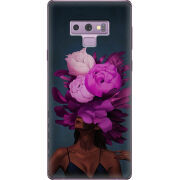 Чехол U-print Samsung N960 Galaxy Note 9 Exquisite Purple Flowers