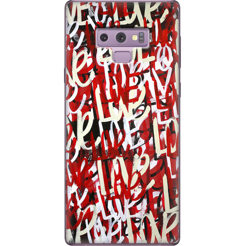 Чехол U-print Samsung N960 Galaxy Note 9 Love Graffiti