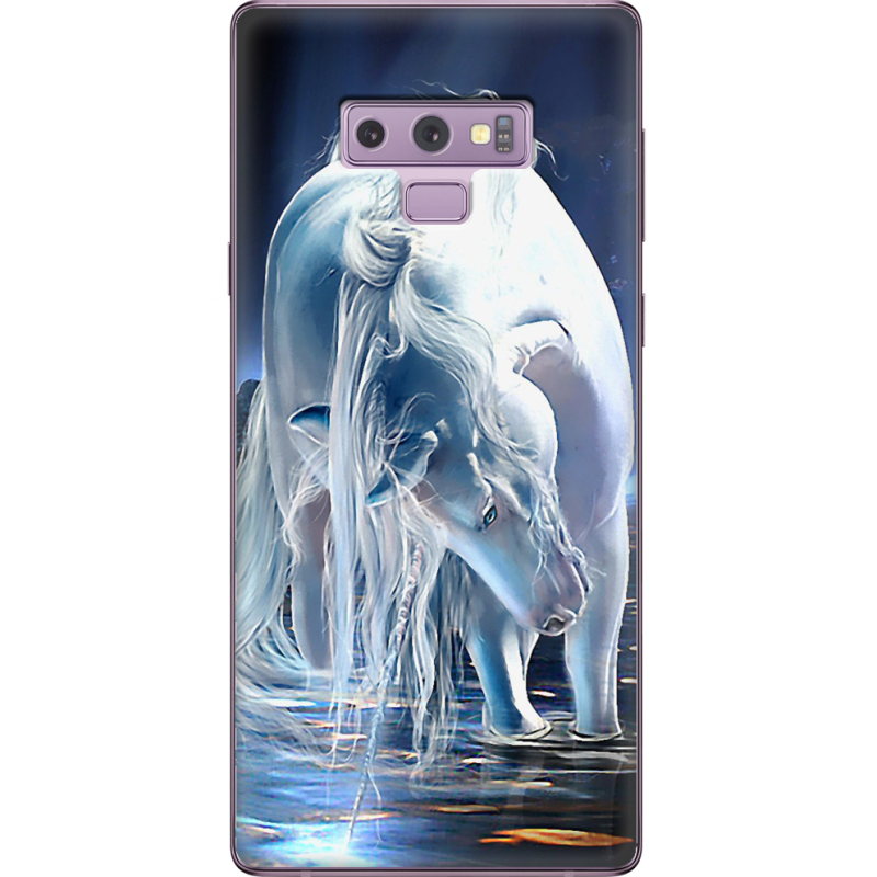Чехол U-print Samsung N960 Galaxy Note 9 White Horse