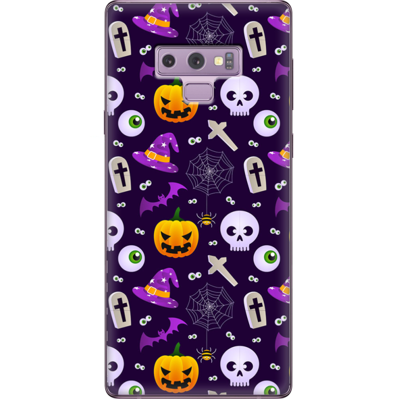 Чехол U-print Samsung N960 Galaxy Note 9 Halloween Purple Mood