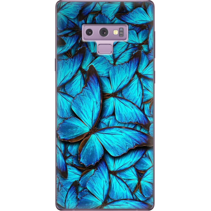 Чехол U-print Samsung N960 Galaxy Note 9 лазурные бабочки