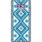 Чехол U-print Samsung N960 Galaxy Note 9 Блакитний Орнамент