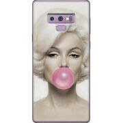 Чехол U-print Samsung N960 Galaxy Note 9 Marilyn Monroe Bubble Gum