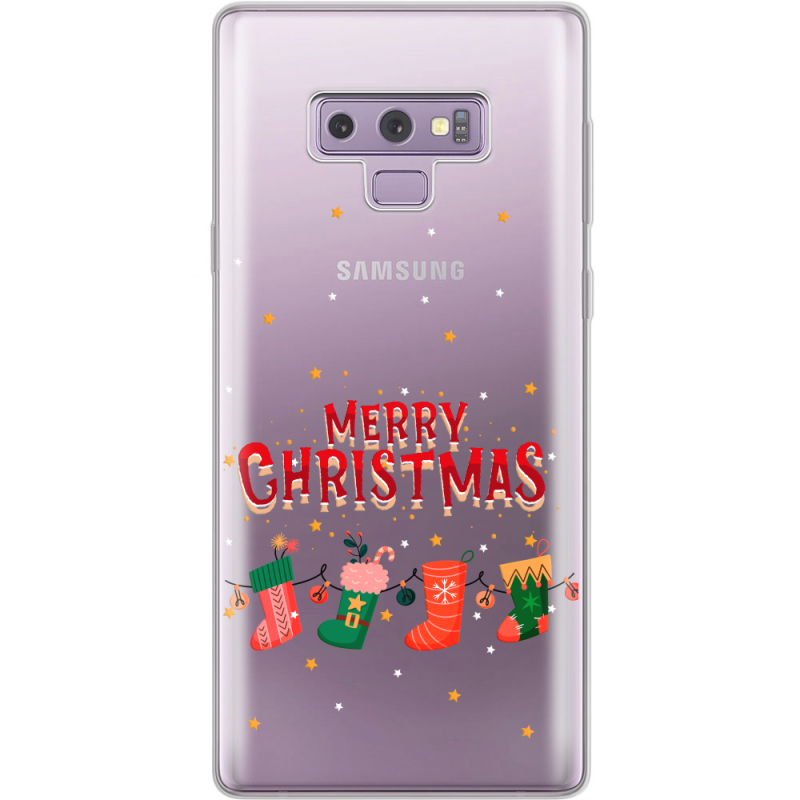 Прозрачный чехол Uprint Samsung N960 Galaxy Note 9 Merry Christmas