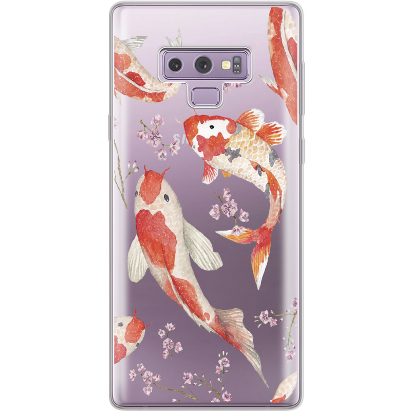 Прозрачный чехол Uprint Samsung N960 Galaxy Note 9 Japanese Koi Fish