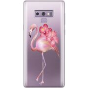 Прозрачный чехол Uprint Samsung N960 Galaxy Note 9 Floral Flamingo