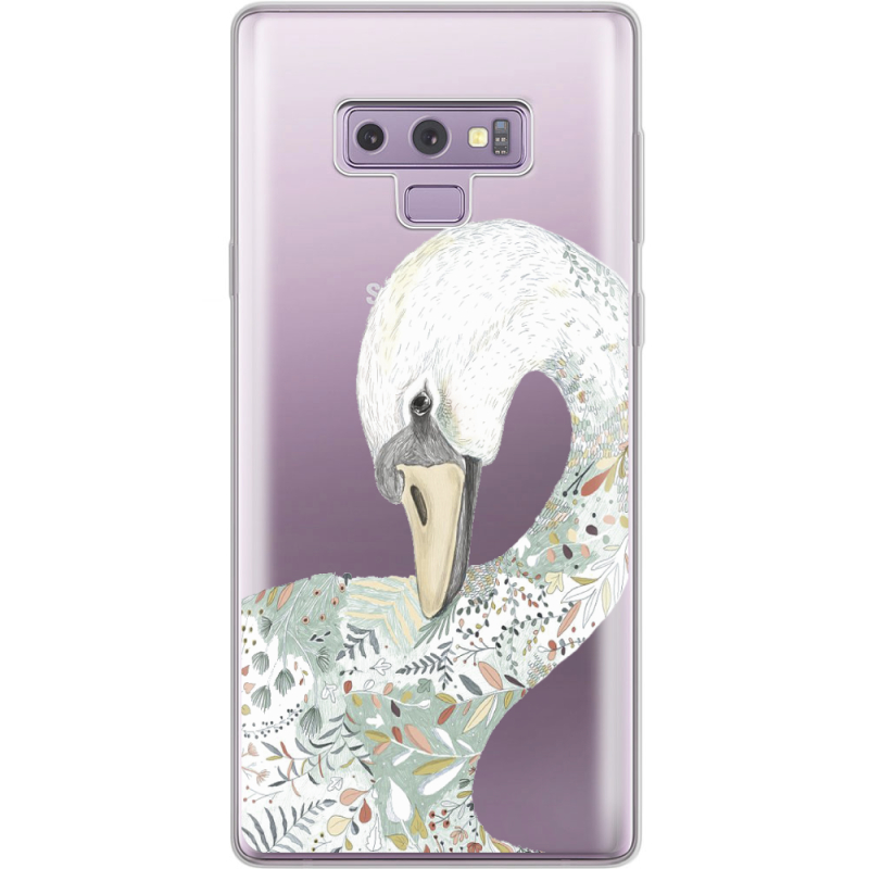 Прозрачный чехол Uprint Samsung N960 Galaxy Note 9 Swan
