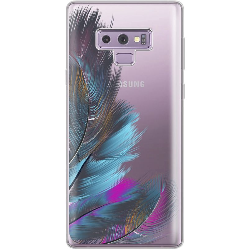 Прозрачный чехол Uprint Samsung N960 Galaxy Note 9 Feathers
