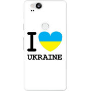 Чехол Uprint Google Pixel 2 I love Ukraine