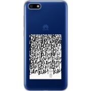 Прозрачный чехол Uprint Huawei Y5 2018 / Honor 7A Blah Blah