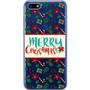 Прозрачный чехол Uprint Huawei Y5 2018 / Honor 7A Vintage Christmas Pattern