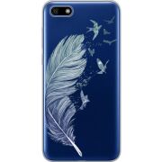 Прозрачный чехол Uprint Huawei Y5 2018 / Honor 7A Feather