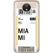 Прозрачный чехол Uprint Motorola Moto C Plus XT1723 Ticket Miami