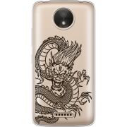 Прозрачный чехол Uprint Motorola Moto C Plus XT1723 Chinese Dragon