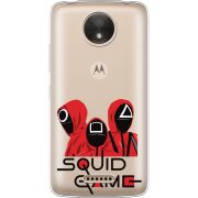 Прозрачный чехол Uprint Motorola Moto C Plus XT1723 siquid game люди в красном