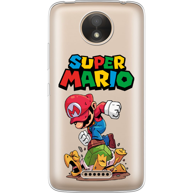 Прозрачный чехол Uprint Motorola Moto C Plus XT1723 Super Mario