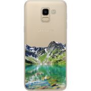 Прозрачный чехол Uprint Samsung J600 Galaxy J6 2018 Green Mountain