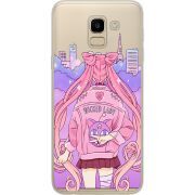 Прозрачный чехол Uprint Samsung J600 Galaxy J6 2018 Wiked Lady