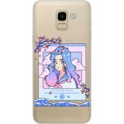 Прозрачный чехол Uprint Samsung J600 Galaxy J6 2018 The Sakuras Will Cry For You