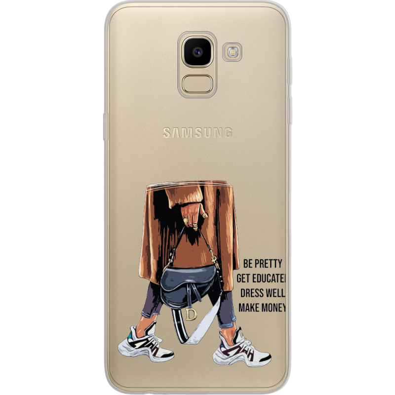 Прозрачный чехол Uprint Samsung J600 Galaxy J6 2018 Motivation