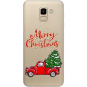 Прозрачный чехол Uprint Samsung J600 Galaxy J6 2018 Holiday Car