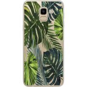 Прозрачный чехол Uprint Samsung J600 Galaxy J6 2018 Palm Tree