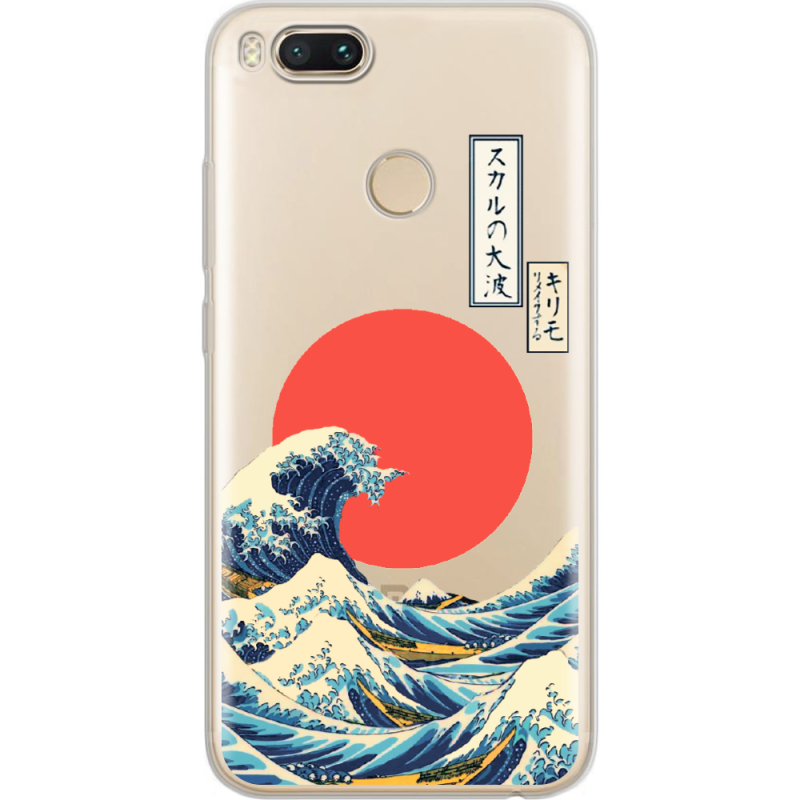 Прозрачный чехол Uprint Xiaomi Mi 5X / A1 Большая волна в Канагаве