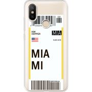 Прозрачный чехол Uprint Xiaomi Mi 6X / A2 Ticket Miami