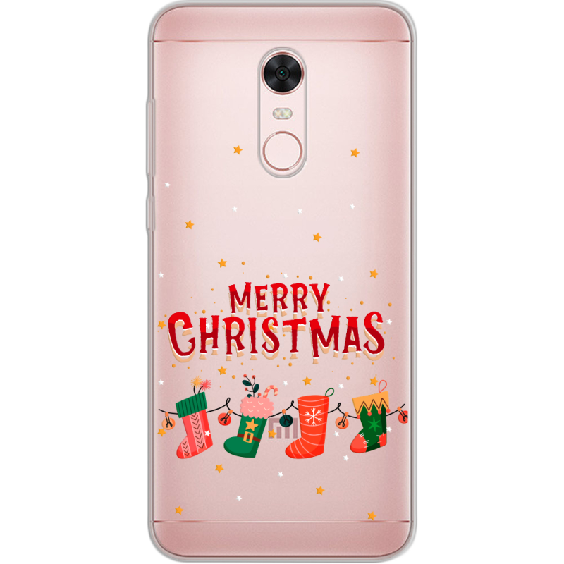 Прозрачный чехол Uprint Xiaomi Redmi 5 Plus Merry Christmas