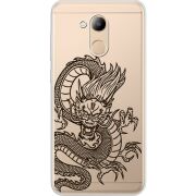 Прозрачный чехол Uprint Huawei Honor 6C Pro Chinese Dragon