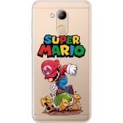 Прозрачный чехол Uprint Huawei Honor 6C Pro Super Mario