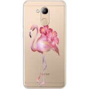 Прозрачный чехол Uprint Huawei Honor 6C Pro Floral Flamingo