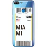 Прозрачный чехол Uprint Huawei Honor 9 Lite Ticket Miami
