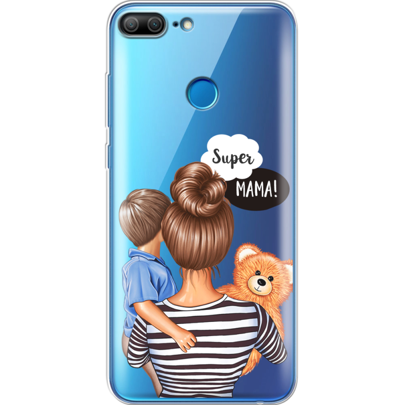 Прозрачный чехол Uprint Huawei Honor 9 Lite Super Mama and Son