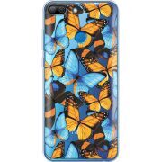 Прозрачный чехол Uprint Huawei Honor 9 Lite Butterfly Morpho