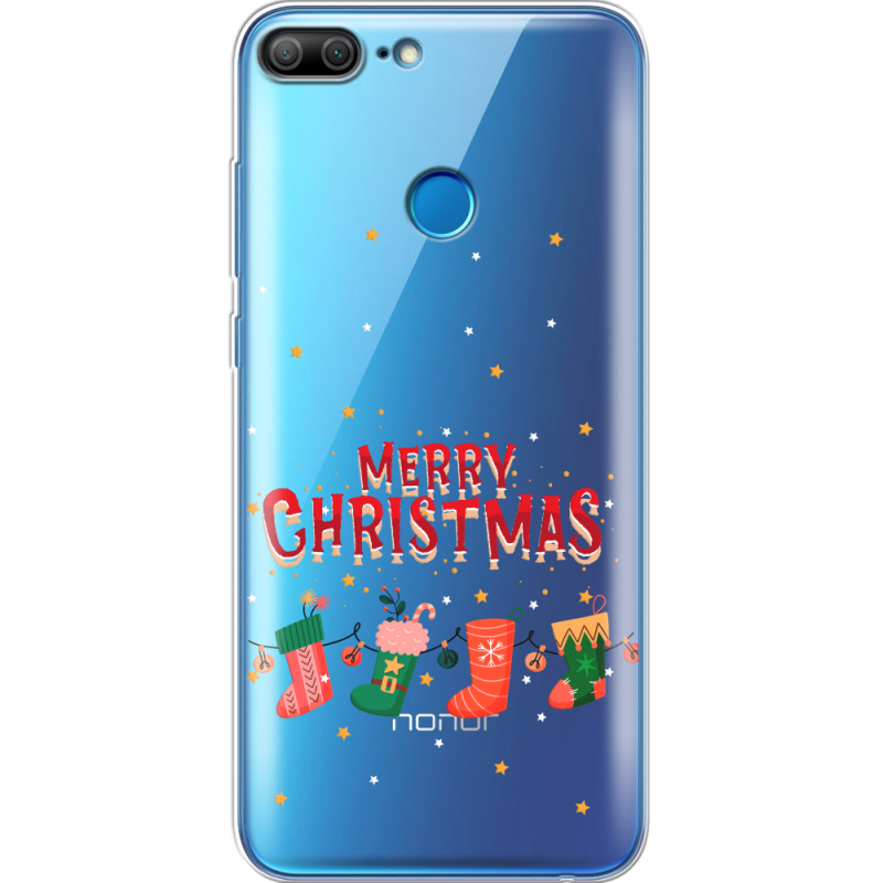Прозрачный чехол Uprint Huawei Honor 9 Lite Merry Christmas