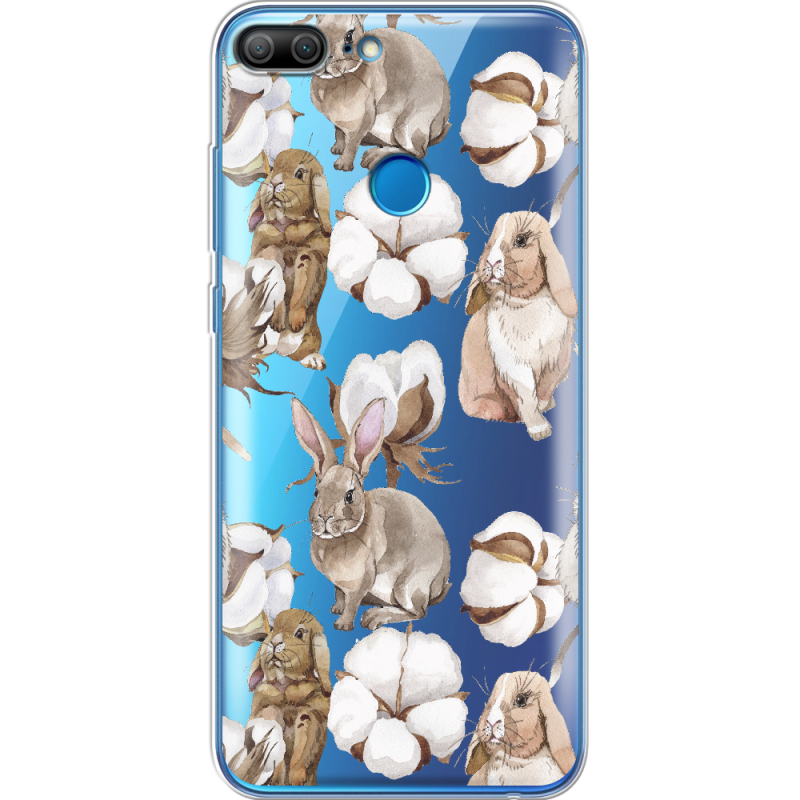 Прозрачный чехол Uprint Huawei Honor 9 Lite Cotton and Rabbits