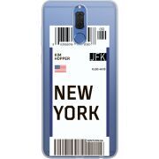 Прозрачный чехол Uprint Huawei Mate 10 Lite Ticket New York