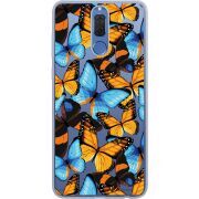 Прозрачный чехол Uprint Huawei Mate 10 Lite Butterfly Morpho